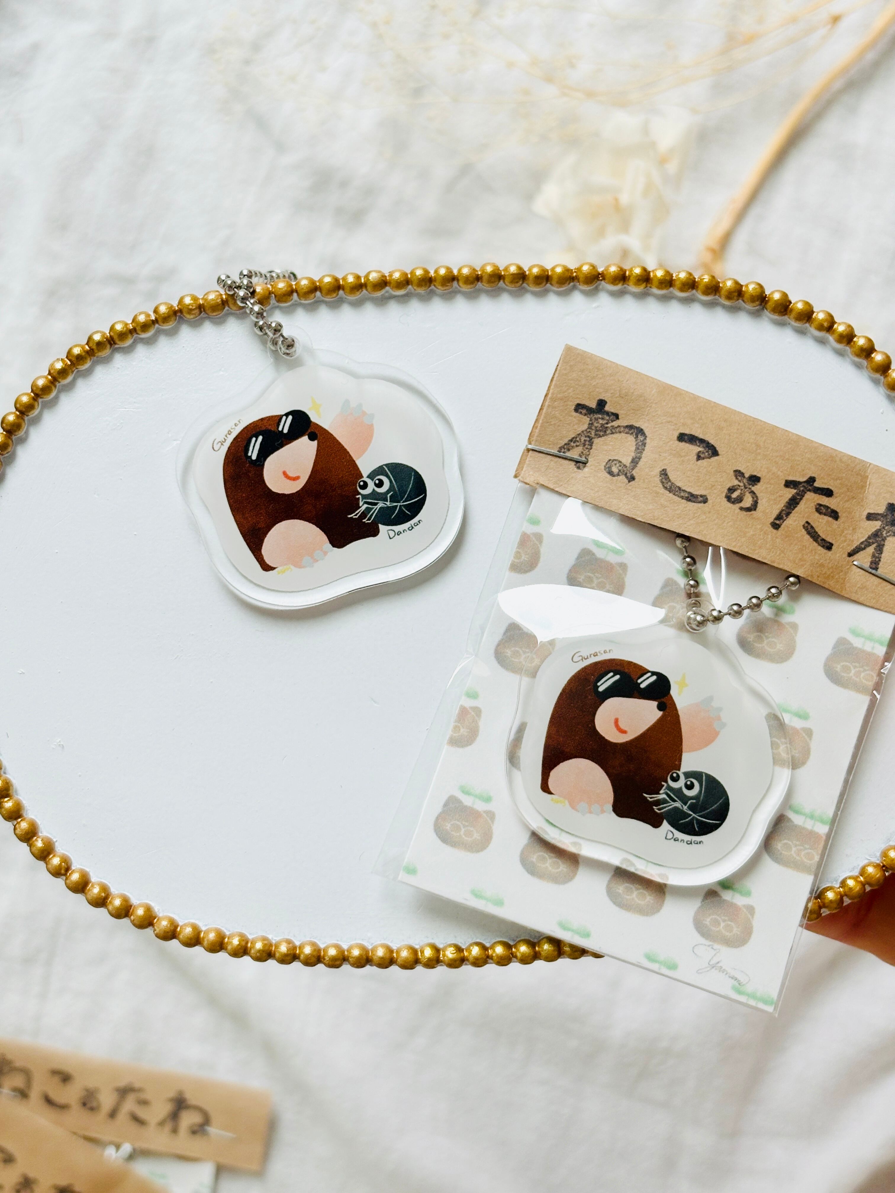 アクリルキーホルダー「だんだん＆グラサン」