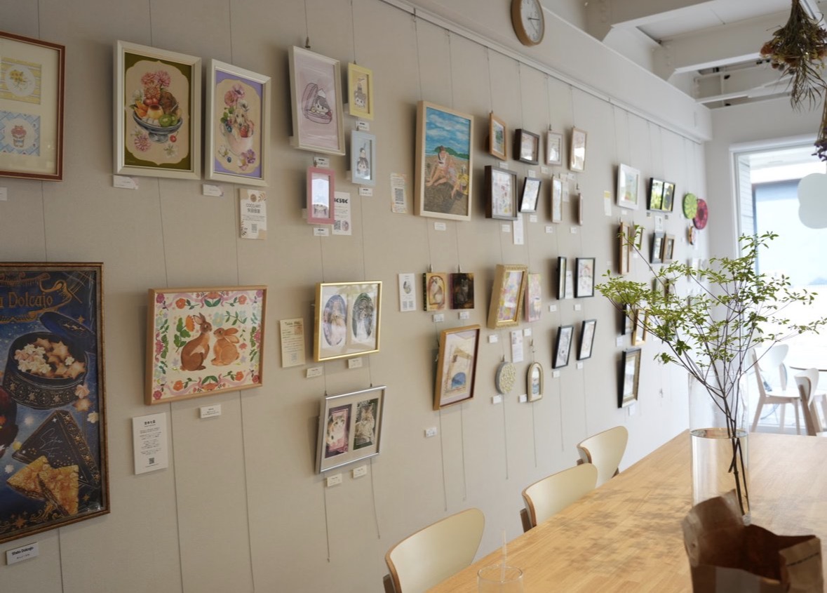 素敵なお菓子のパッケージ展 会場の様子 — cotton coffee 名古屋