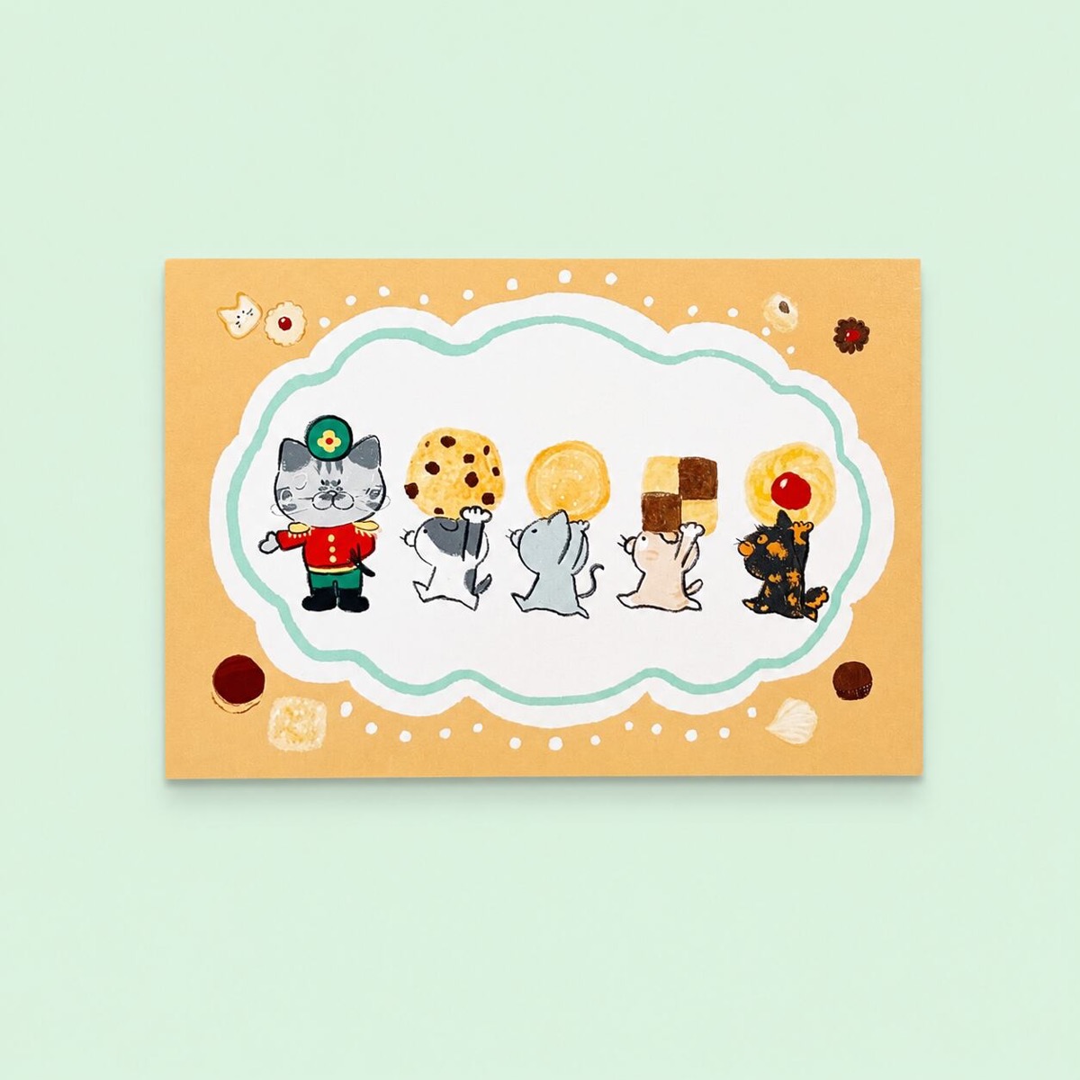 イラストポストカード「すべてのクッキーを受け入れる！」